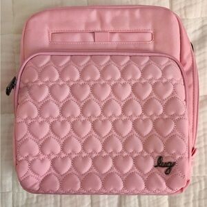 Lug Ultra X Ranger Bubble Gum Pink with Heart Quilting - Like new